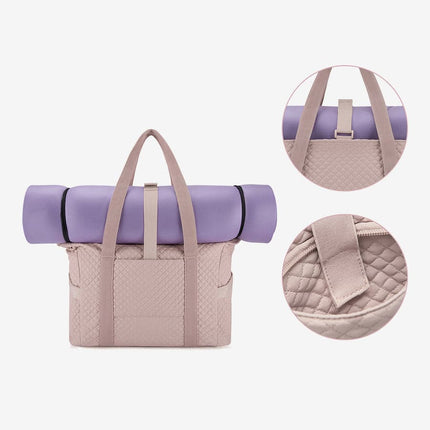 Yoga Mat Holder Gym Bag – Lightweight, Water-Resistant Tote for Yoga, Fitness & Travel