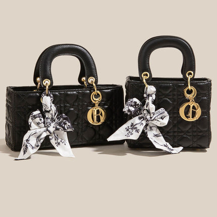 Chic-Bow Mini Handbag – Elegant Bow-Detail PU Leather Crossbody Bag for Women