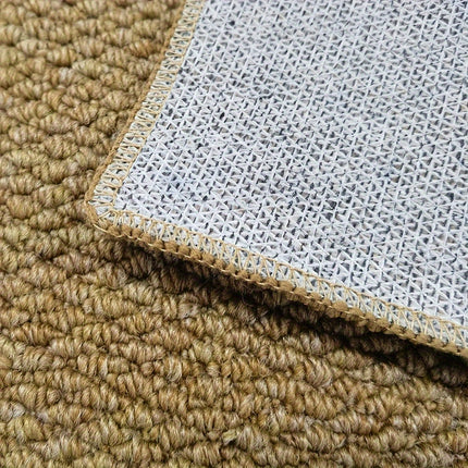 Jute-Look Door Mat – Soft, Absorbent, Non-Slip, Machine Washable – Ideal for Indoor & Outdoor Entryways, Hallways, and Patios
