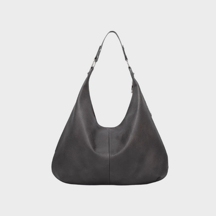 Charlotte Women's Genuine Leather Hobo Shoulder Bag – Spacious, Timeless Design for Everyday Use