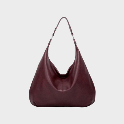 Charlotte Women's Genuine Leather Hobo Shoulder Bag – Spacious, Timeless Design for Everyday Use