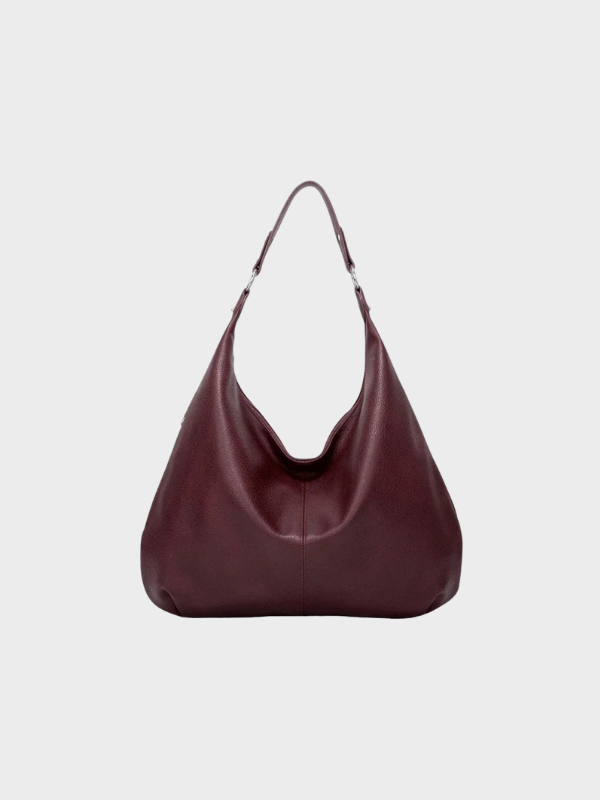 Charlotte Women's Genuine Leather Hobo Shoulder Bag – Spacious, Timeless Design for Everyday Use