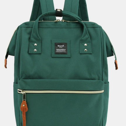 Holly Daze Waterproof Canvas Backpack – Eco-Friendly, Minimalist Japanese Design, Padded Laptop Compartment