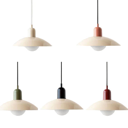 Modern Gradient Pendant Light 9.8" Round – Elegant Ceiling Lamp for Living Room, Dining & Bedroom Décor