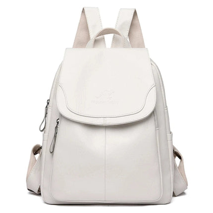 Elegant PU Leather Women's Backpack – Stylish, Spacious & Water-Resistant