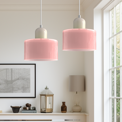 Elongated Halo Pendant Light – Modern Hanging Ceiling Fixture for Dining, Kitchen & Hallway
