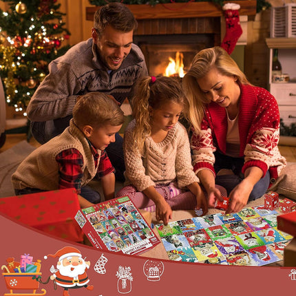 Dog & Cat Puzzle Advent Calendar – 24-Day Christmas Countdown with Adorable Pet Jigsaw