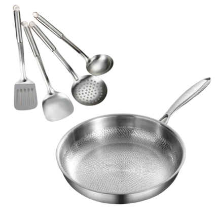 Premium Titanium Cookware Set – Essentials Bundle with Pan & Utensils