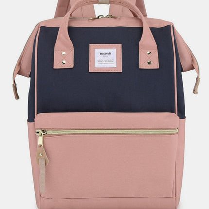 Holly Daze Waterproof Canvas Backpack – Eco-Friendly, Minimalist Japanese Design, Padded Laptop Compartment