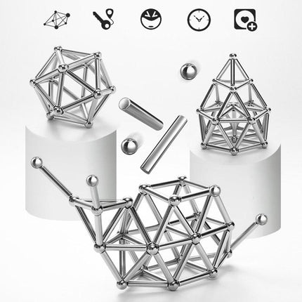 Magnetic Building Blocks Set for Kids – STEM Educational Toy for Creativity & Learning (Ages 3+)