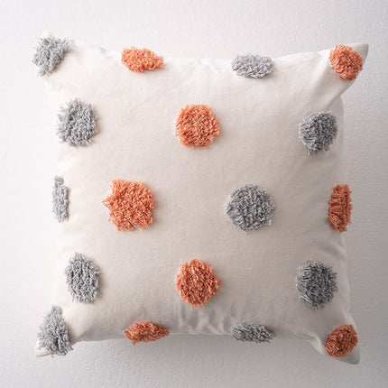 3D Moroccan Style Throw Pillow Cover 18" x 18" – Boho Chic Decorative Cushion