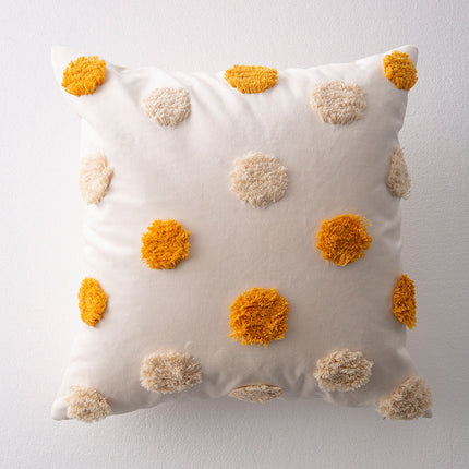 3D Moroccan Style Throw Pillow Cover 18" x 18" – Boho Chic Decorative Cushion