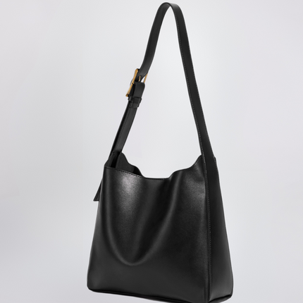 Minimalist Vegan Leather Shoulder Bag
