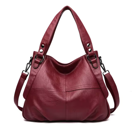 Luxury Leather Shoulder Bag for Women – Elegant Everyday Handbag with Spacious Compartments