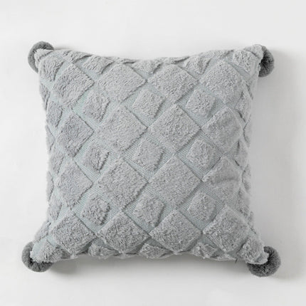 Embroidered Throw Pillow Cover 18" x 18" – Elegant Decorative Cushion for Sofa or Bed