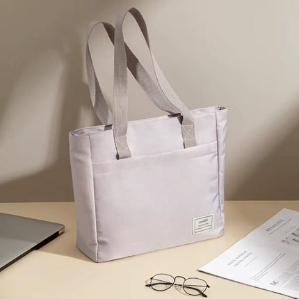 White Canvas Tote Bag – Spacious & Durable Everyday Carry Bag