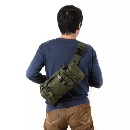 Compact Tactical Sling Bag – Lightweight, Durable, Multi-Functional Crossbody EDC Pack for Outdoor Adventures