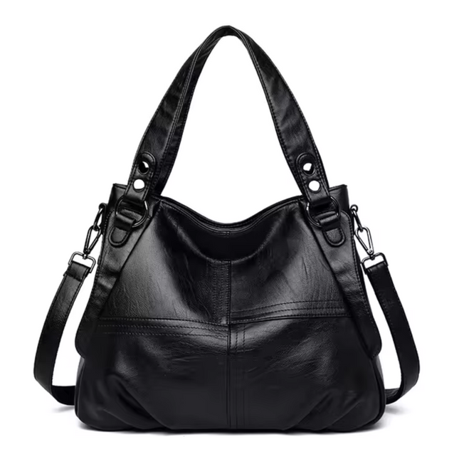 Luxury Leather Shoulder Bag for Women – Elegant Everyday Handbag with Spacious Compartments