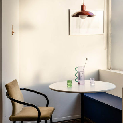 Modern Gradient Pendant Light 9.8" Round – Elegant Ceiling Lamp for Living Room, Dining & Bedroom Décor