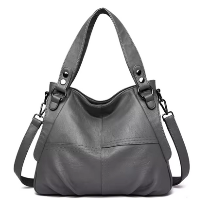 Luxury Leather Shoulder Bag for Women – Elegant Everyday Handbag with Spacious Compartments