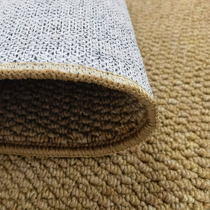 Jute-Look Door Mat – Soft, Absorbent, Non-Slip, Machine Washable – Ideal for Indoor & Outdoor Entryways, Hallways, and Patios