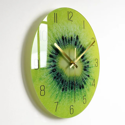 Large Modern Glass Wall Clock 19.7" – Elegant Decorative Clock for Kitchen & Living Room