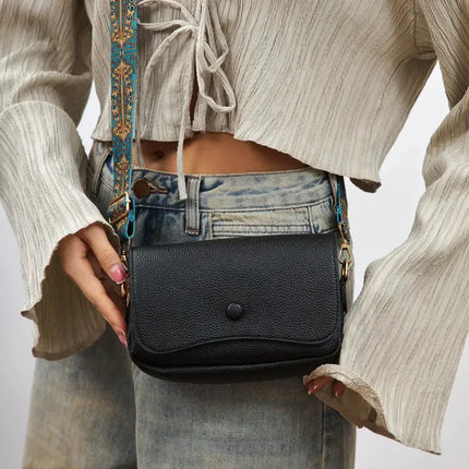 Vegan Leather Crossbody Bag for Women – Adjustable Strap – Chic & Practical Design