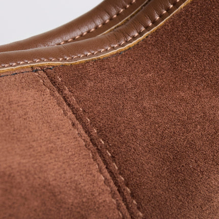 Black Suede Shoulder Bag – Minimalist & Spacious Design