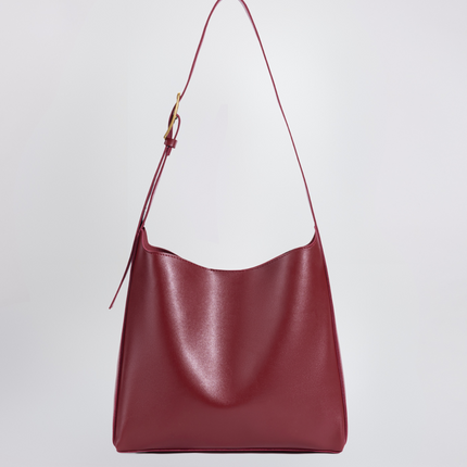 Minimalist Vegan Leather Shoulder Bag