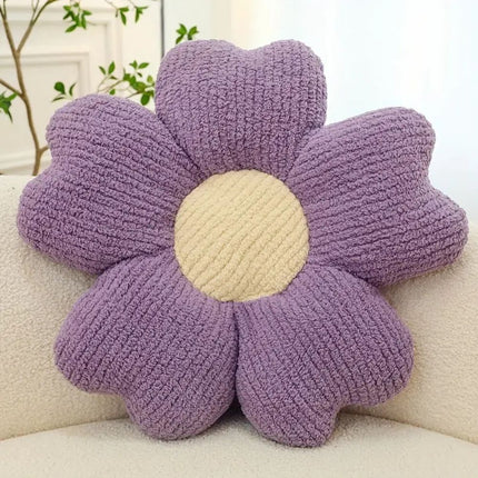 Flower Shaped Decorative Pillow – Soft Plush Cushion for Sofa, Bed, or Nursery – Cozy Floral Accent for Home Décor