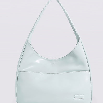 Minimalist Hobo Shoulder Bag – Vegan Leather