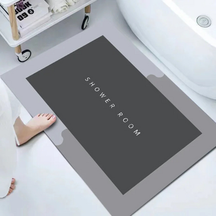 Non-Slip Bath Mat 16" x 24" – Absorbent, Quick-Dry & Soft Microfiber Bathroom Rug