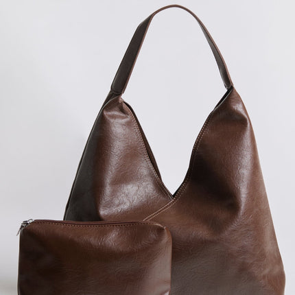 Vegan Leather Hobo Bag – Spacious, Timeless & Cruelty-Free Black Shoulder Tote