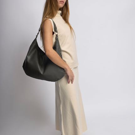 Spacious Shoulder Bag – Vegan Leather
