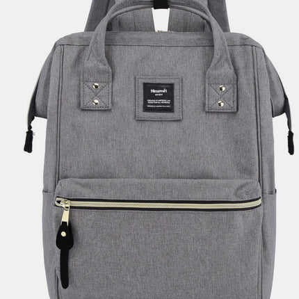 Holly Daze Waterproof Canvas Backpack – Eco-Friendly, Minimalist Japanese Design, Padded Laptop Compartment