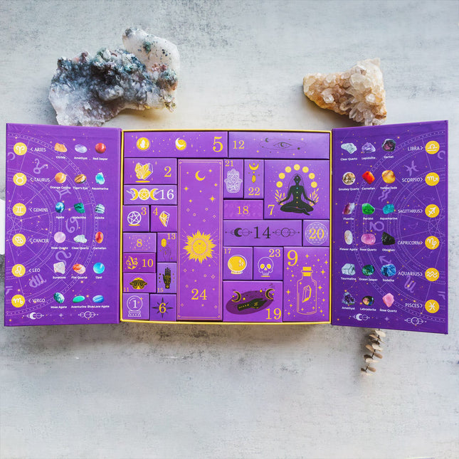 Crystal & Gemstone Advent Calendar 2025 – 24 Spiritual Surprises for Crystal Lovers