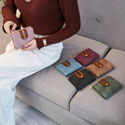 Compact Canvas Wallet – Stylish, Durable & RFID-Blocking