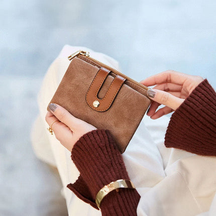 Compact Canvas Wallet – Stylish, Durable & RFID-Blocking