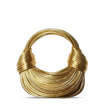 Unique Half-Moon Handbag – Black Vegan Leather Trendy Design