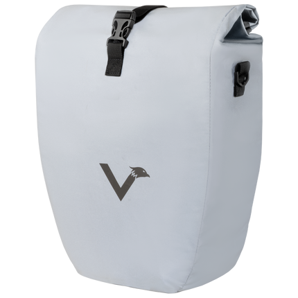 Waterproof Bike Pannier Bag – Durable Roll-Top Commuter & Touring Rack Bag with Reflective Accents