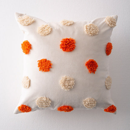 3D Moroccan Style Throw Pillow Cover 18" x 18" – Boho Chic Decorative Cushion