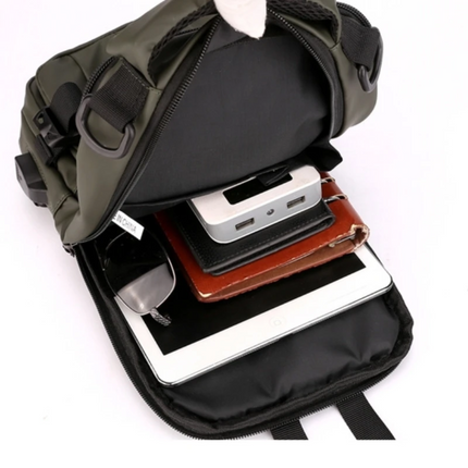 Waterproof Crossbody Bag with USB Charging Port – Stylish, Spacious & Convenient for Travel and Daily Use
