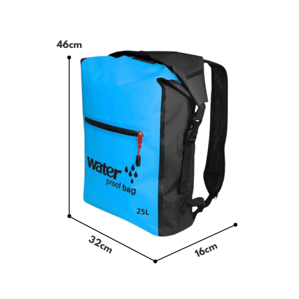 25L Waterproof Backpack – Durable Dry Bag for Kayaking, Hiking & Beach Adventures
