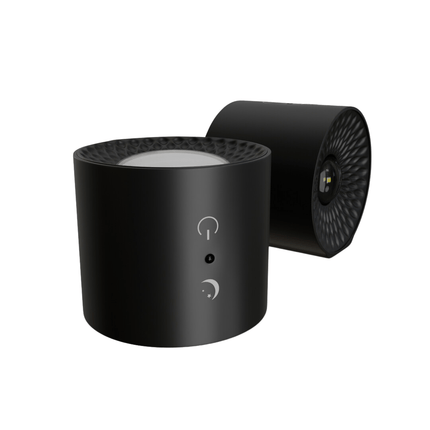 Magnetic Wireless LED Wall Lamp with Motion Sensor – USB Rechargeable, Black Design, 3 Lighting Modes