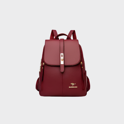 Ava Anti-Theft Women's Backpack – PU Leather RFID Backpack with Hidden Zippers & Multiple Compartments