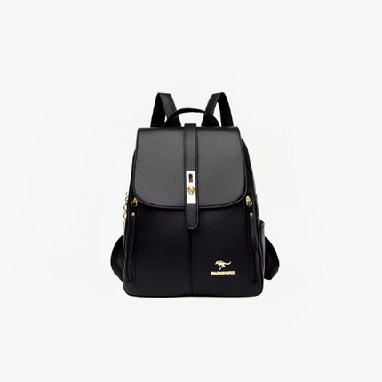 Ava Anti-Theft Women's Backpack – PU Leather RFID Backpack with Hidden Zippers & Multiple Compartments