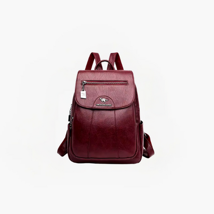 Remi Women's Anti-Theft PU Leather Backpack with RFID Protection – Stylish & Secure Daypack