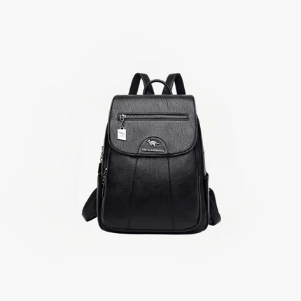 Remi Women's Anti-Theft PU Leather Backpack with RFID Protection – Stylish & Secure Daypack