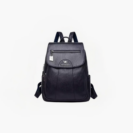 Remi Women's Anti-Theft PU Leather Backpack with RFID Protection – Stylish & Secure Daypack