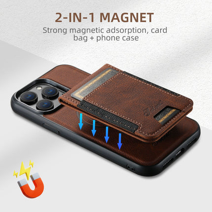Leather iPhone Case with MagSafe & Card Holder – 2-in-1 Wallet Case